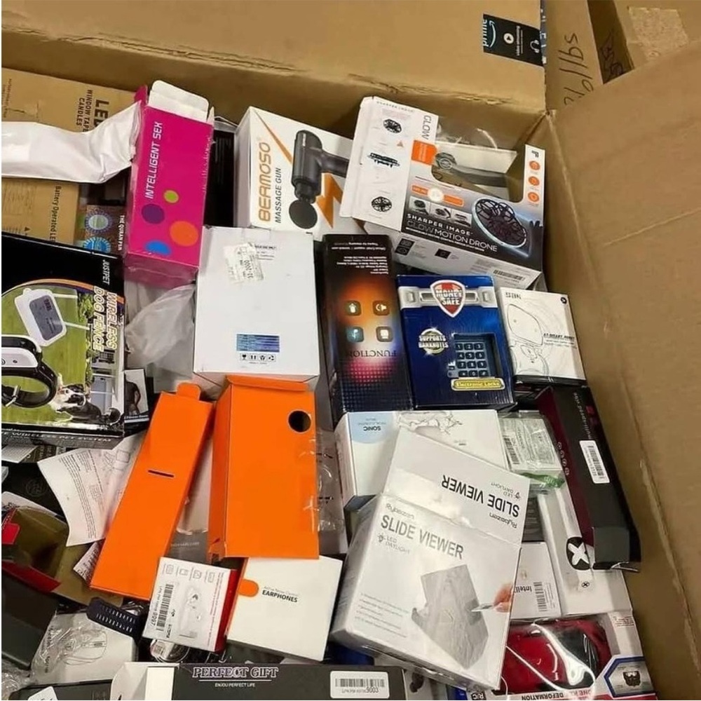 Medium box liquidation Amazon Walmart target marshals mystery box return 15pcs